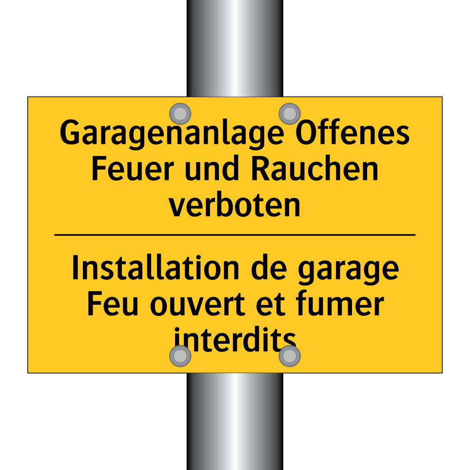 Garagenanlage Offenes Feuer und /.../ - Installation de garage Feu ouvert /.../