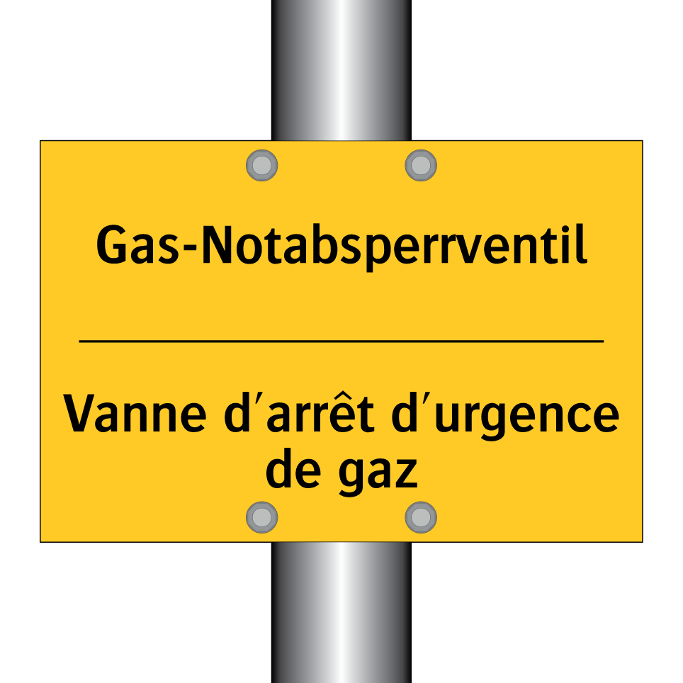 Gas-Notabsperrventil - Vanne d'arrêt d'urgence de gaz