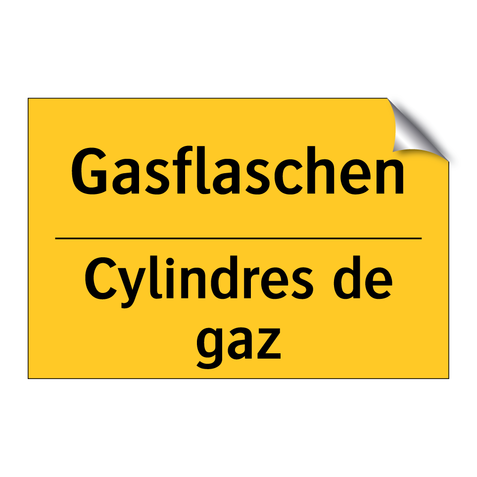 Gasflaschen - Cylindres de gaz