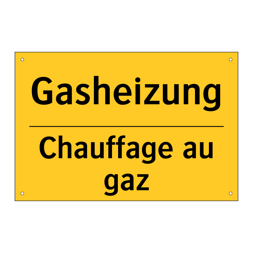 Gasheizung - Chauffage au gaz
