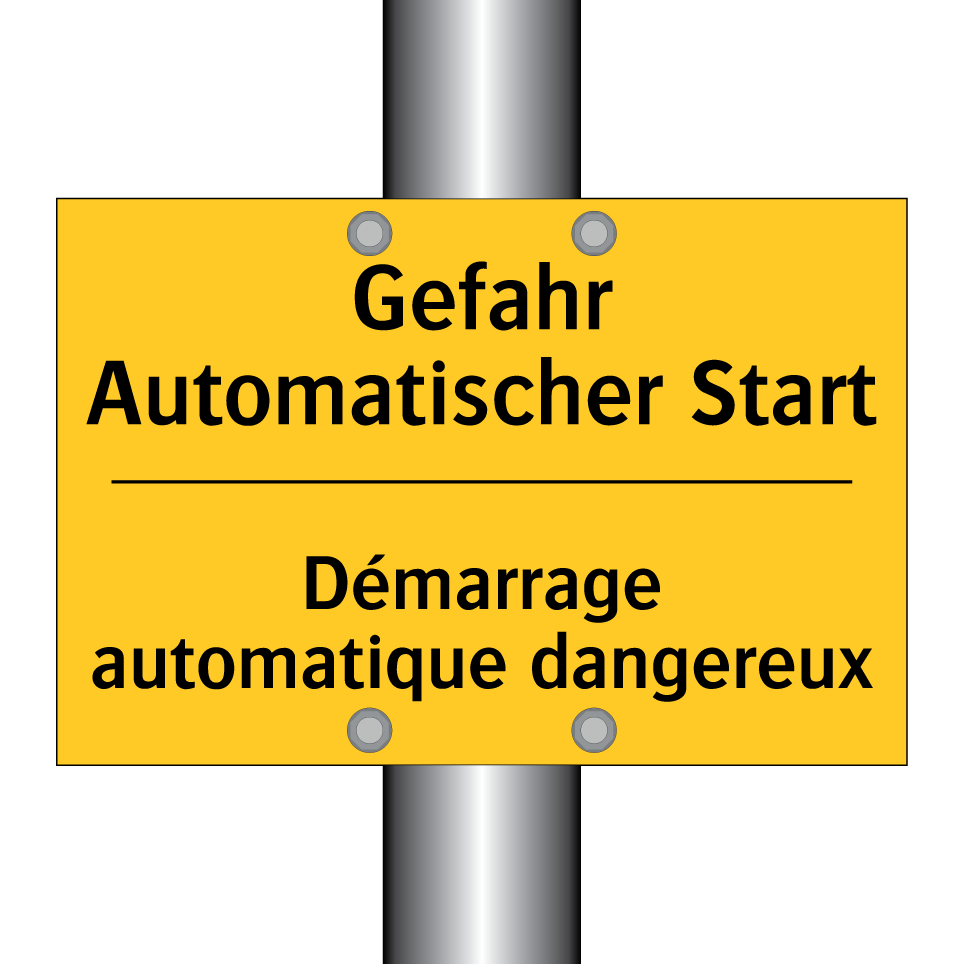 Gefahr Automatischer Start - Démarrage automatique dangereux /.../