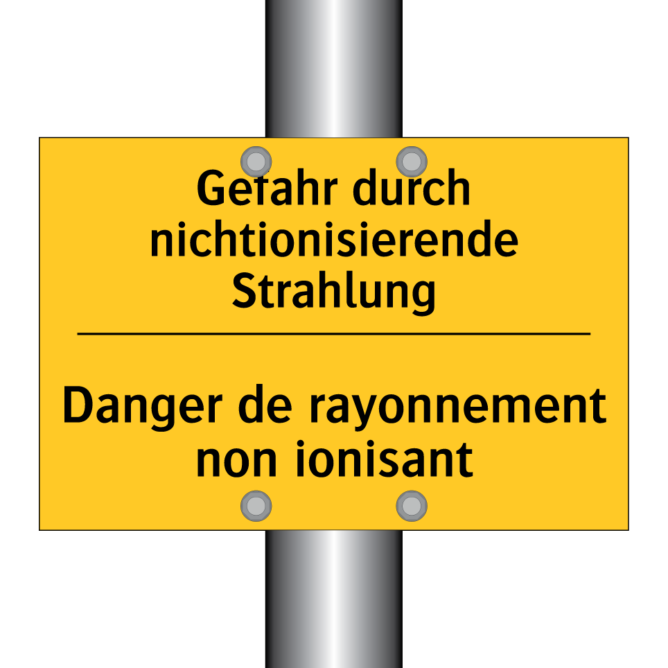 Gefahr durch nichtionisierende /.../ - Danger de rayonnement non ionisant /.../