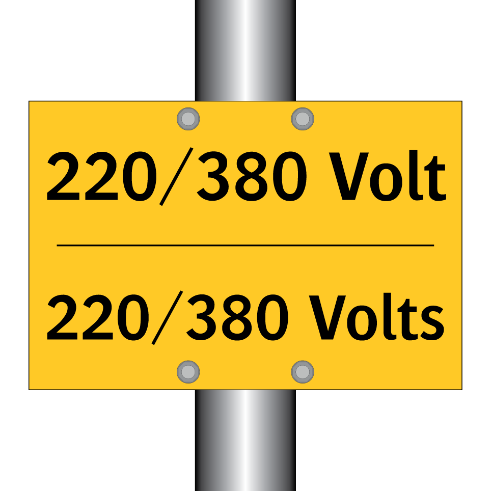 220/380 Volt - 220/380 Volts