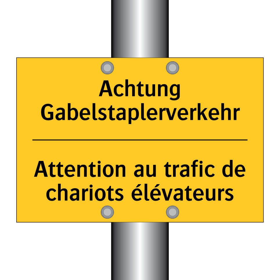 Achtung Gabelstaplerverkehr - Attention au trafic de chariots /.../