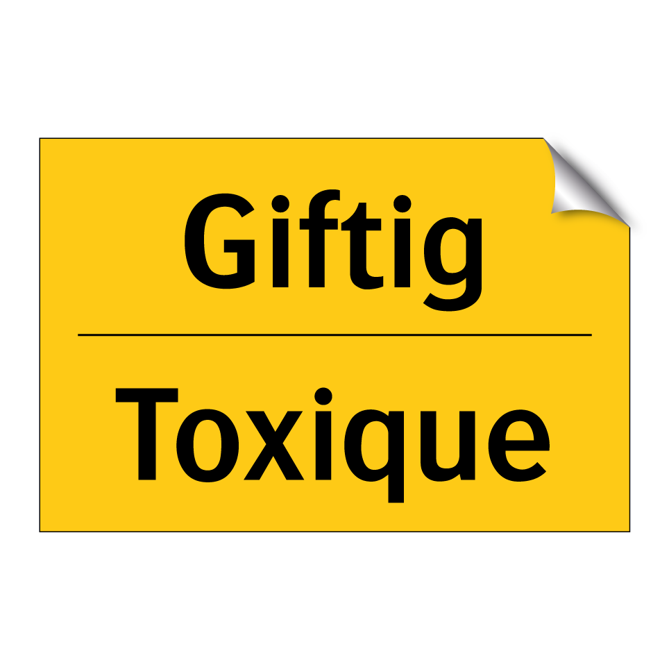 Giftig - Toxique