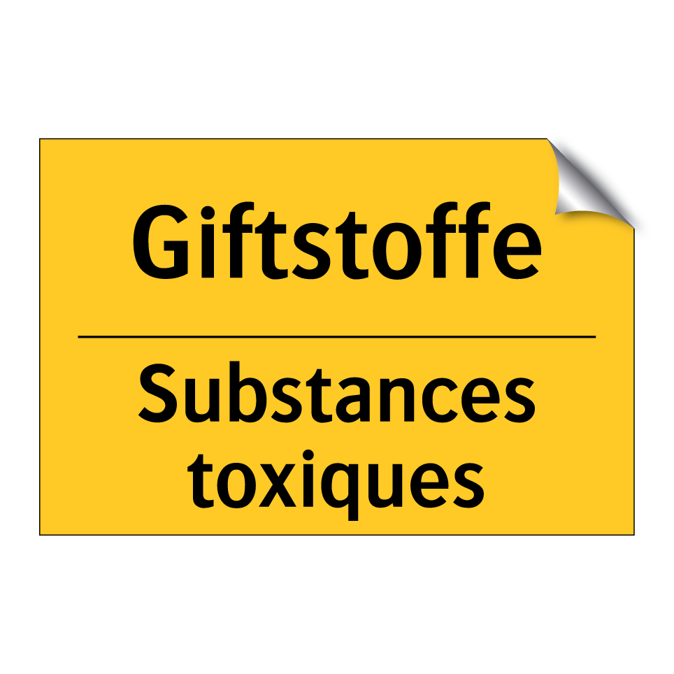 Giftstoffe - Substances toxiques