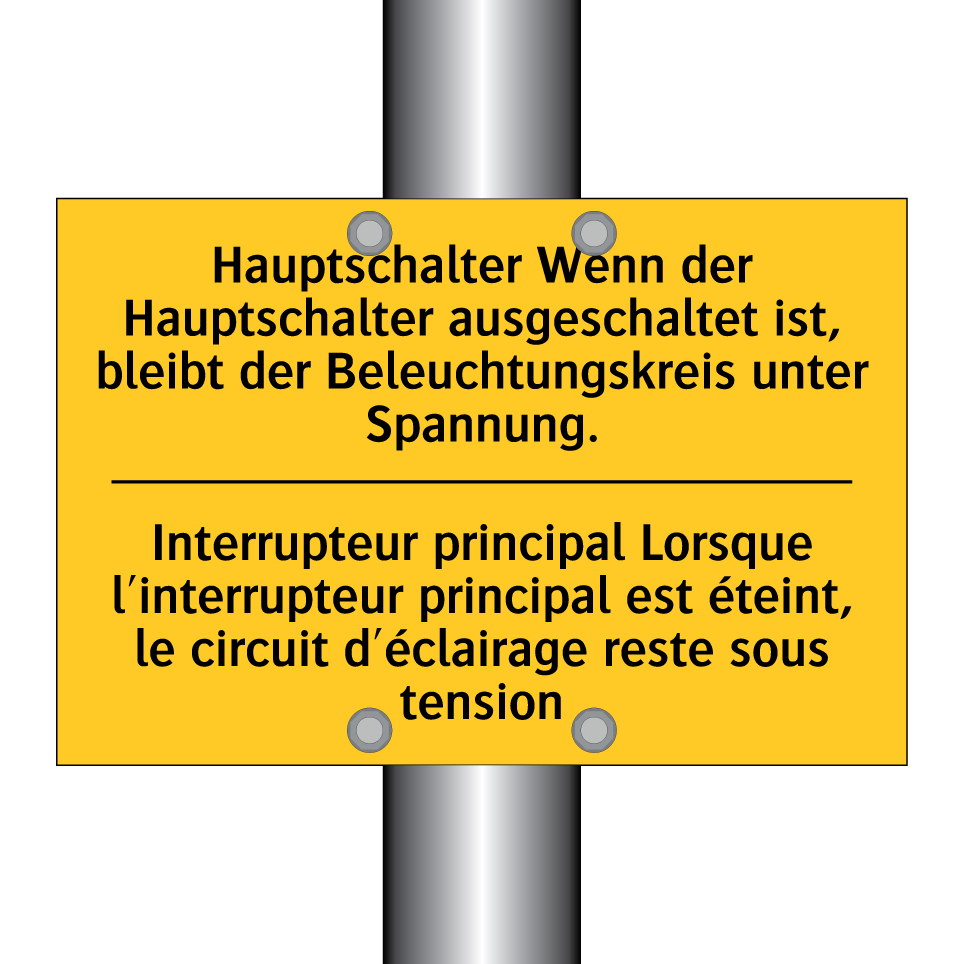 Hauptschalter Wenn der Hauptschalter /.../ - Interrupteur principal Lorsque /.../
