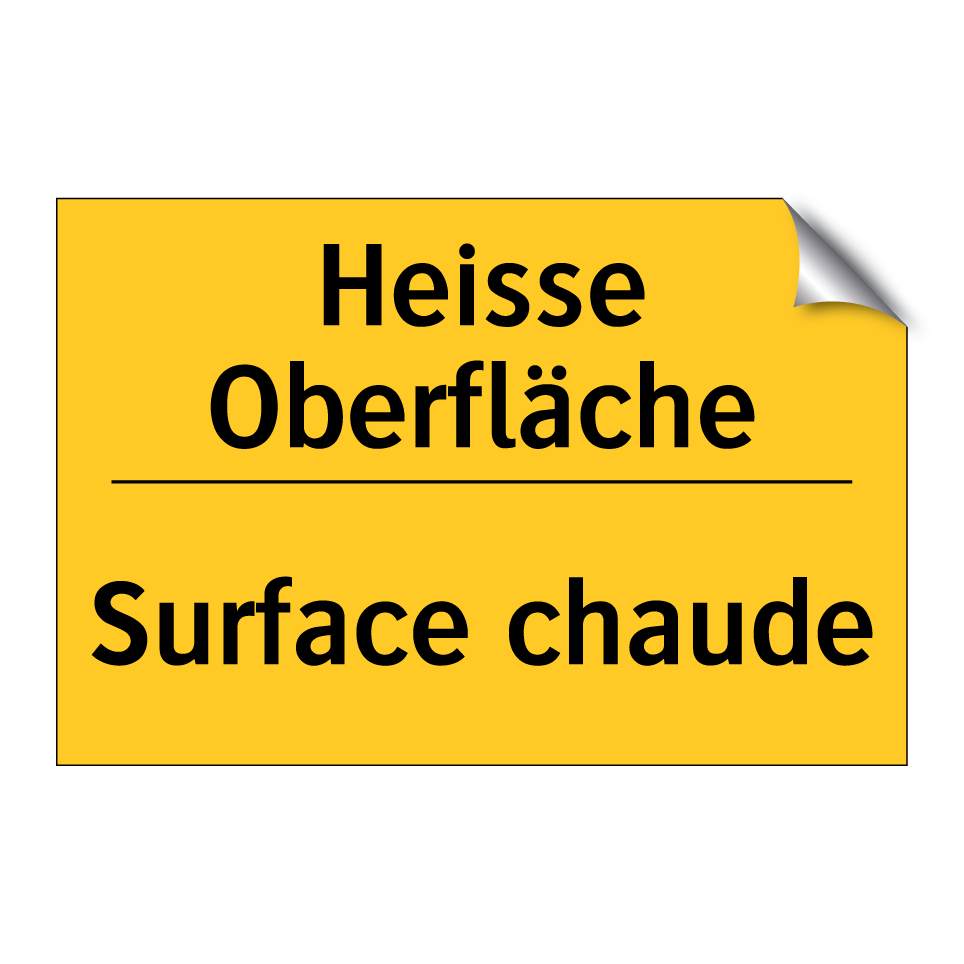 Heisse Oberfläche - Surface chaude