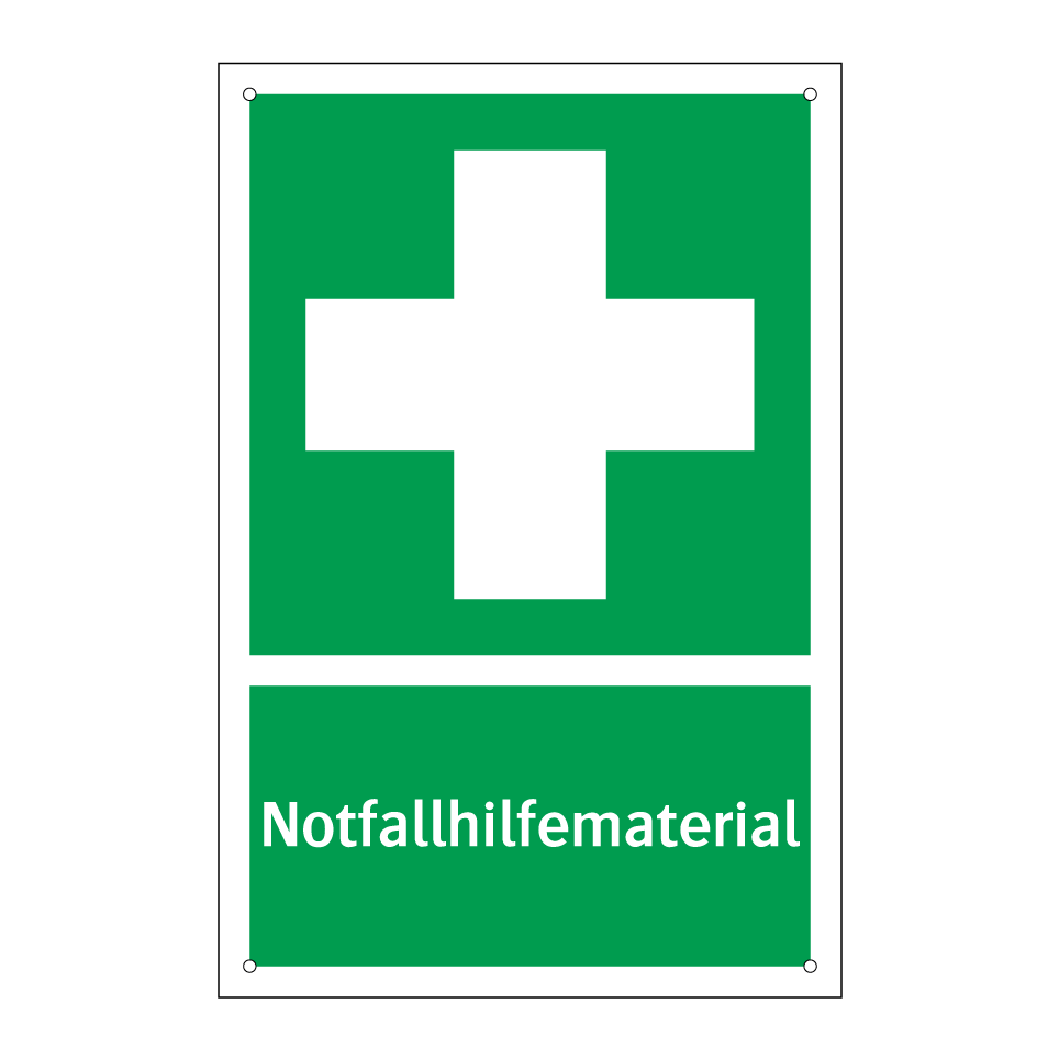 Notfallhilfematerial