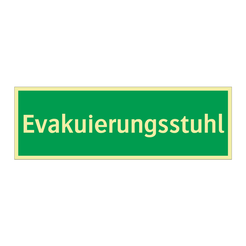 Evakuierungsstuhl