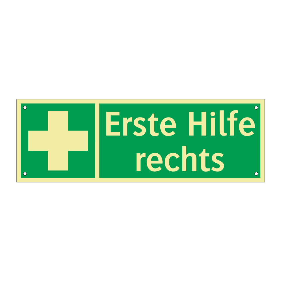 Erste Hilfe rechts