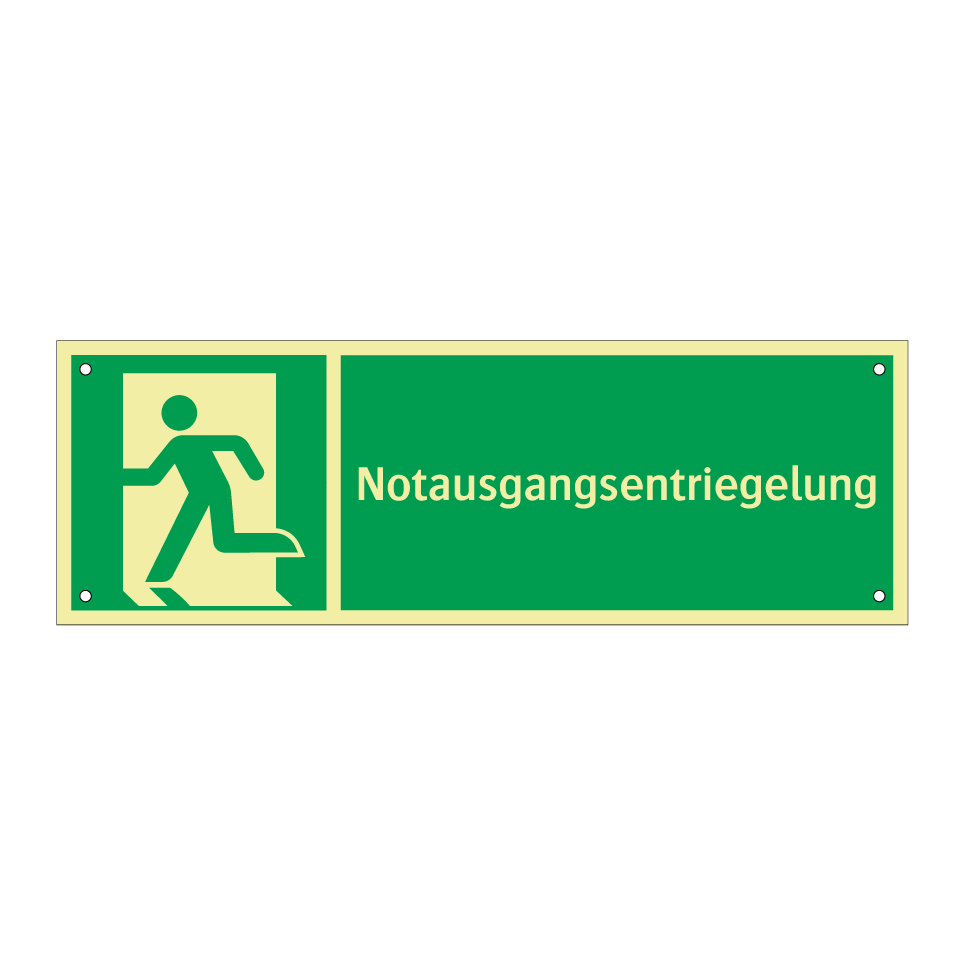 Notausgangsentriegelung