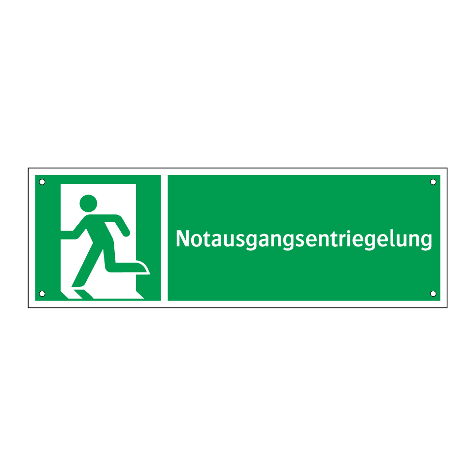 Notausgangsentriegelung