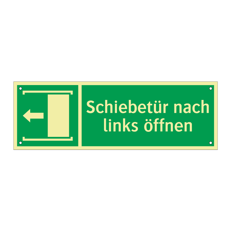 Schiebetür nach links öffnen
