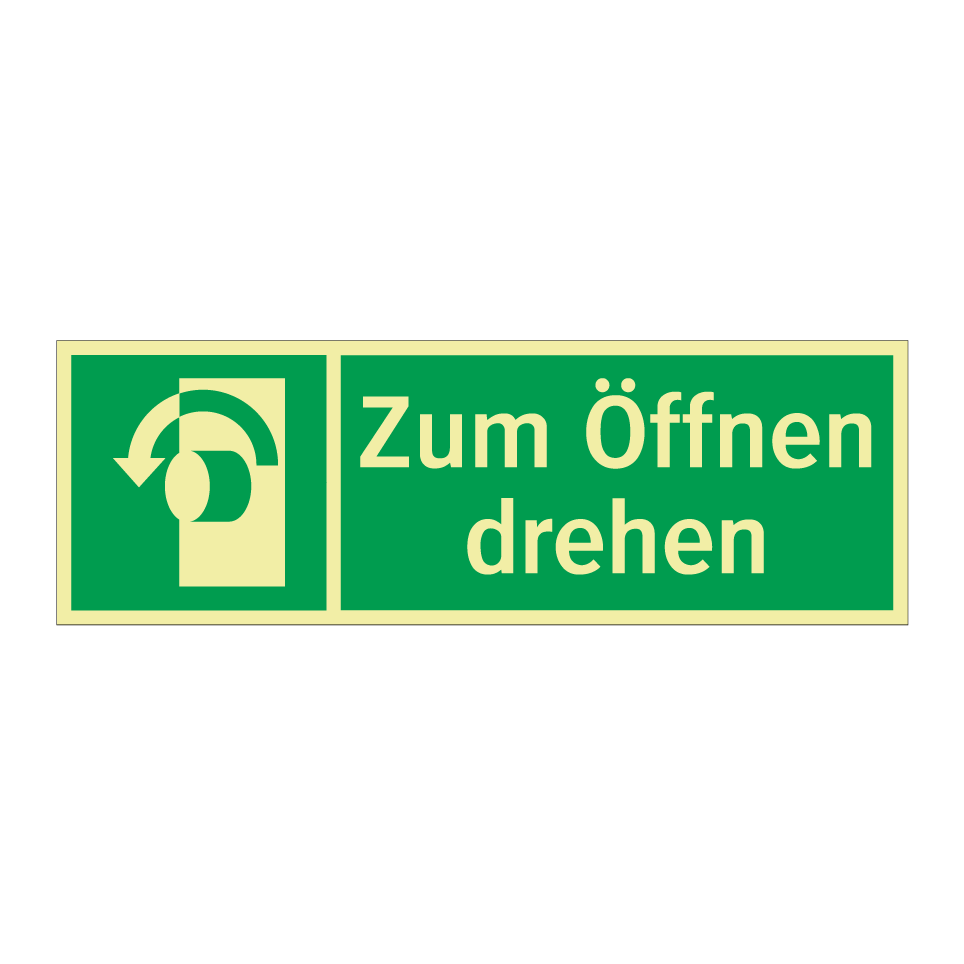 Zum Öffnen drehen