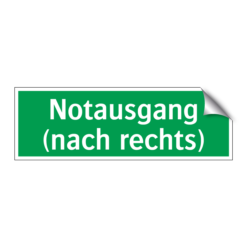 Notausgang (nach rechts)