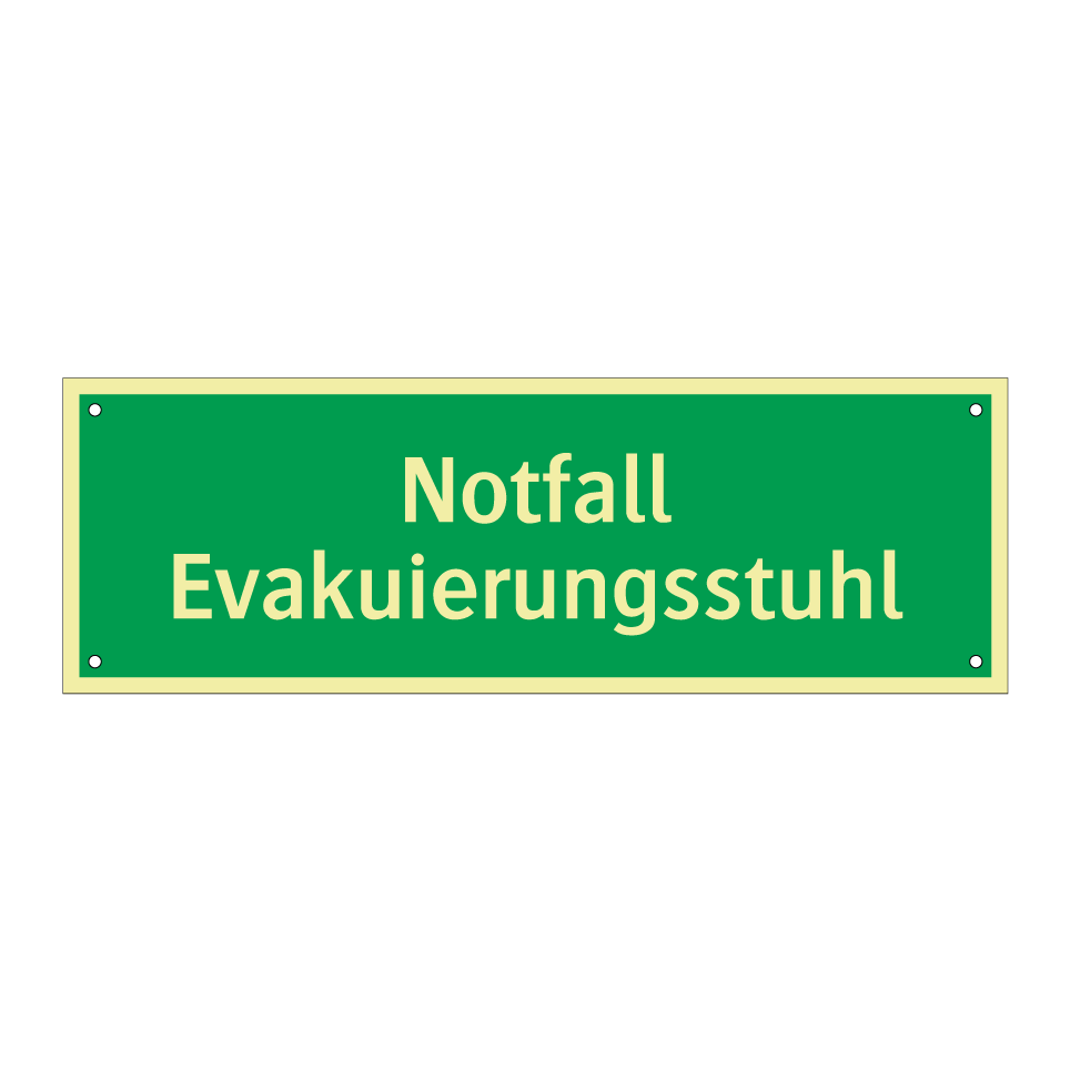Notfall Evakuierungsstuhl