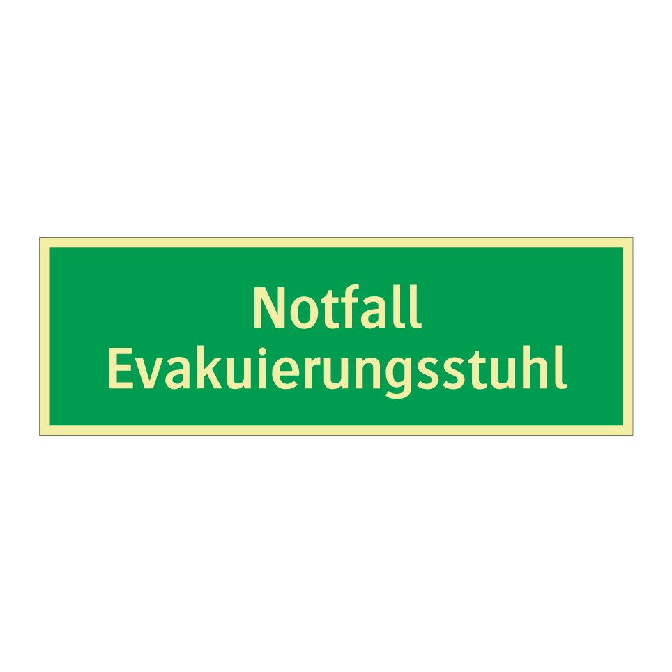 Notfall Evakuierungsstuhl