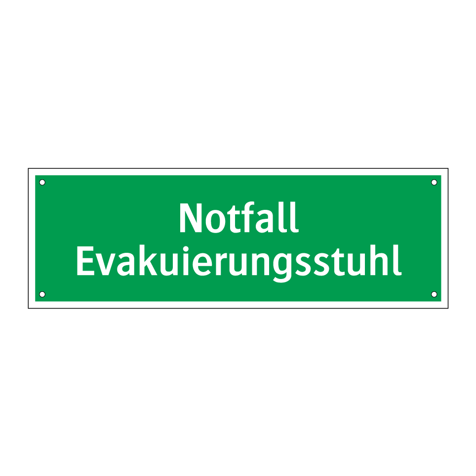 Notfall Evakuierungsstuhl