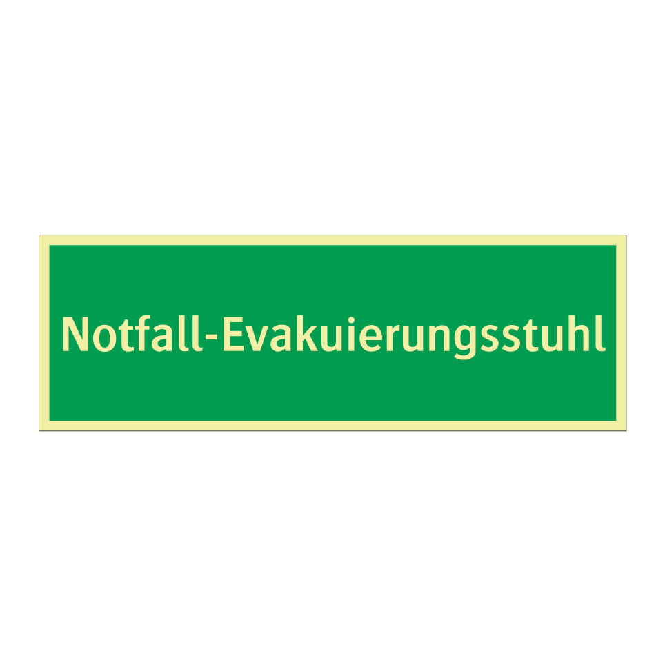 Notfall-Evakuierungsstuhl