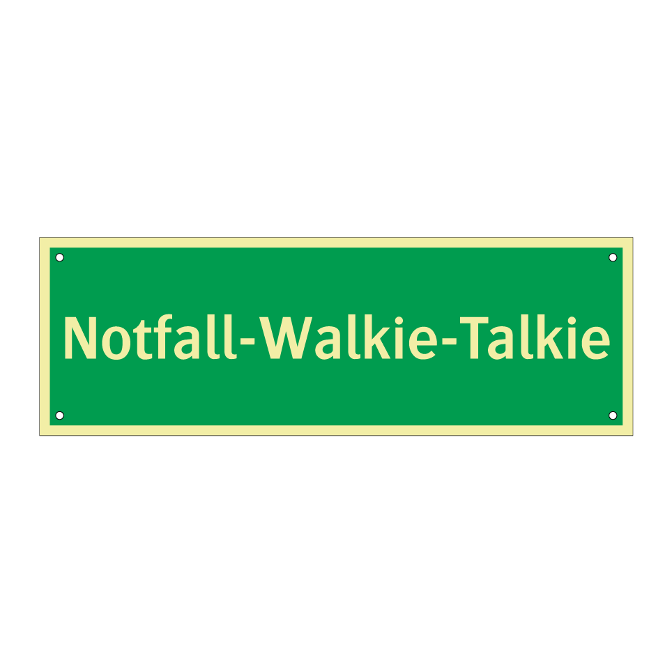 Notfall-Walkie-Talkie
