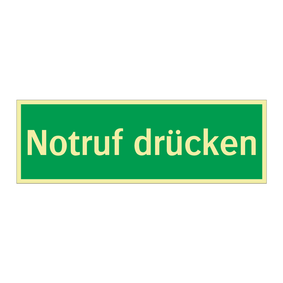 Notruf drücken