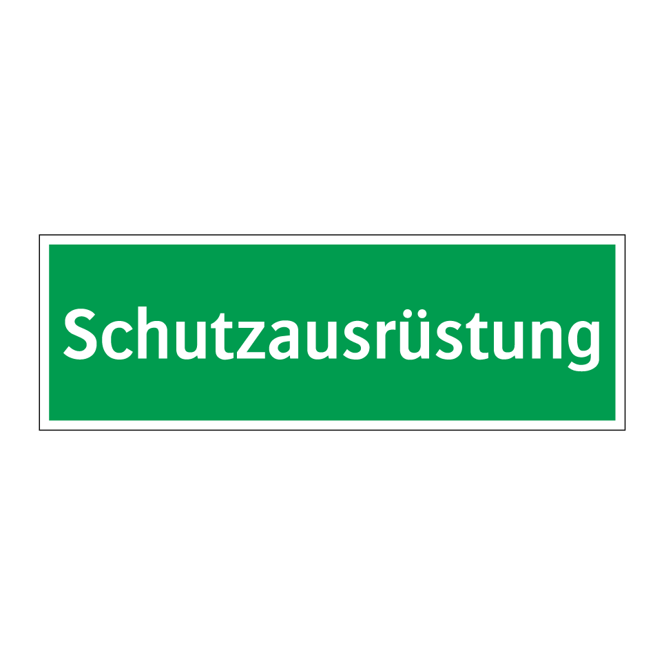 Schutzausrüstung