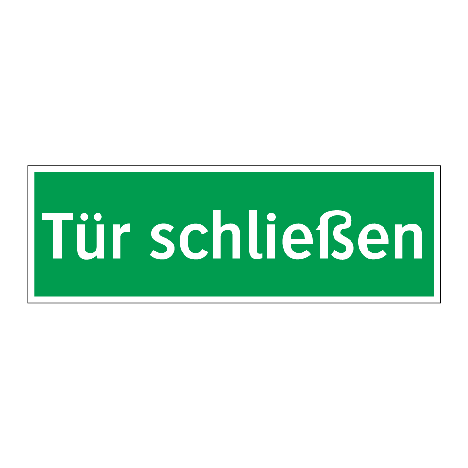 Tür schließen