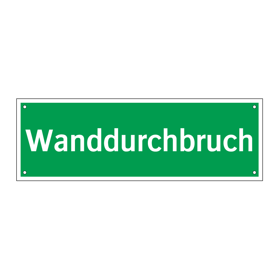 Wanddurchbruch