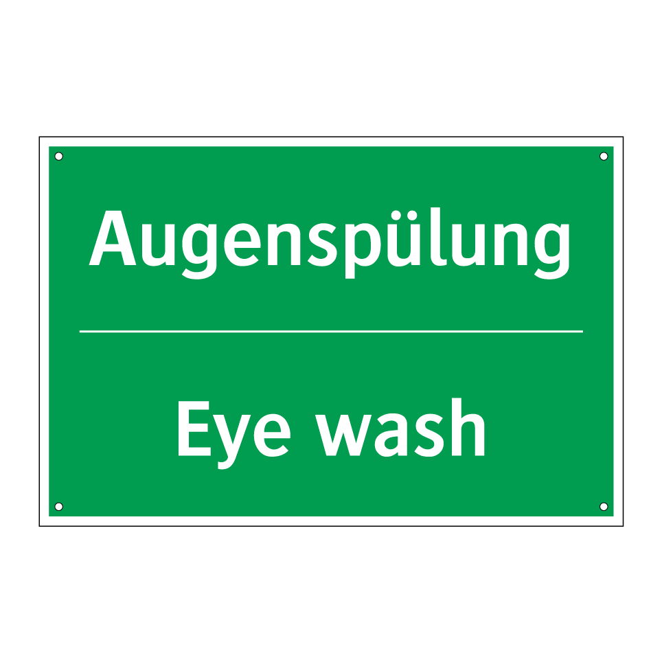 Augenspülung - Eye wash