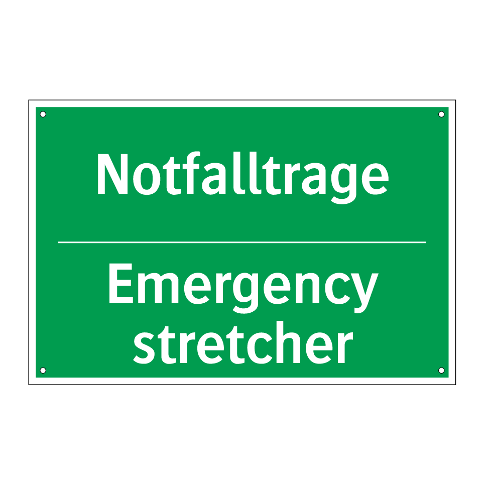 Notfalltrage - Emergency stretcher
