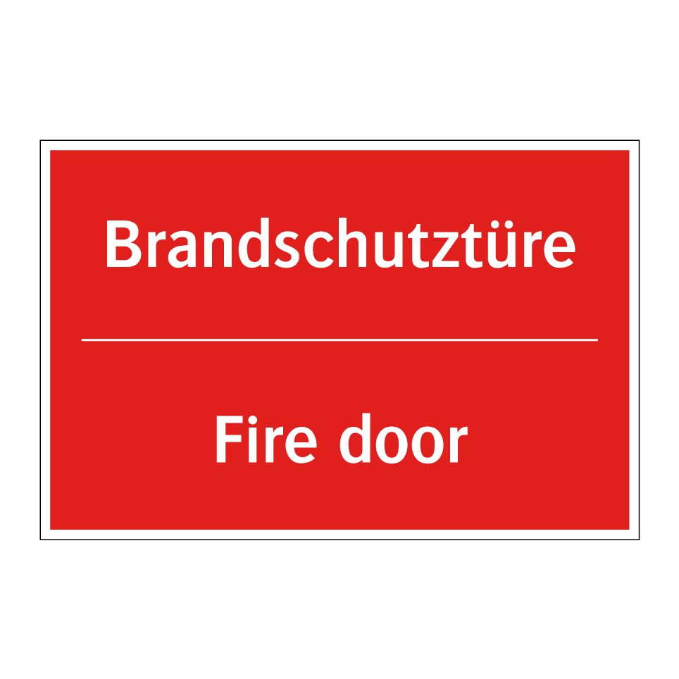 Brandschutztüre - Fire door