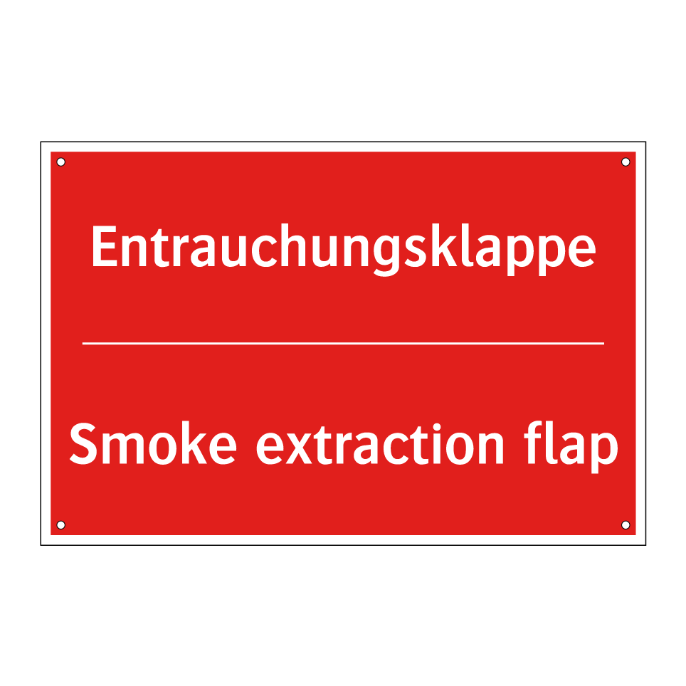 Entrauchungsklappe - Smoke extraction flap