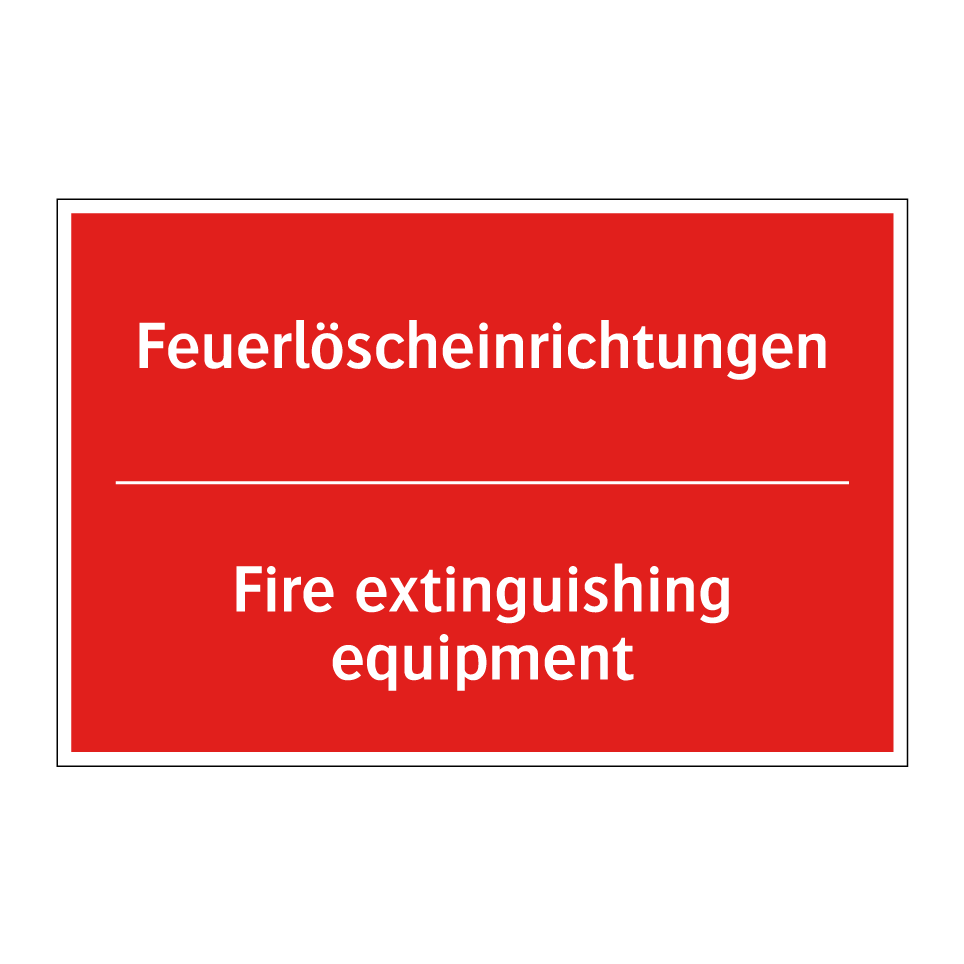 Feuerlöscheinrichtungen - Fire extinguishing equipment