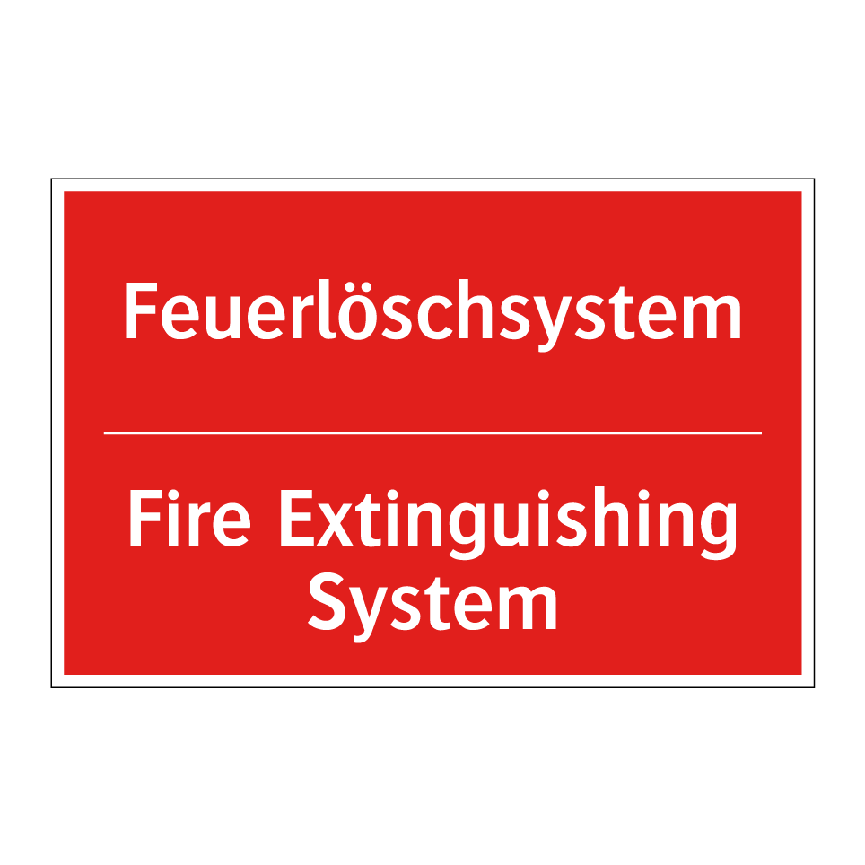 Feuerlöschsystem - Fire Extinguishing System