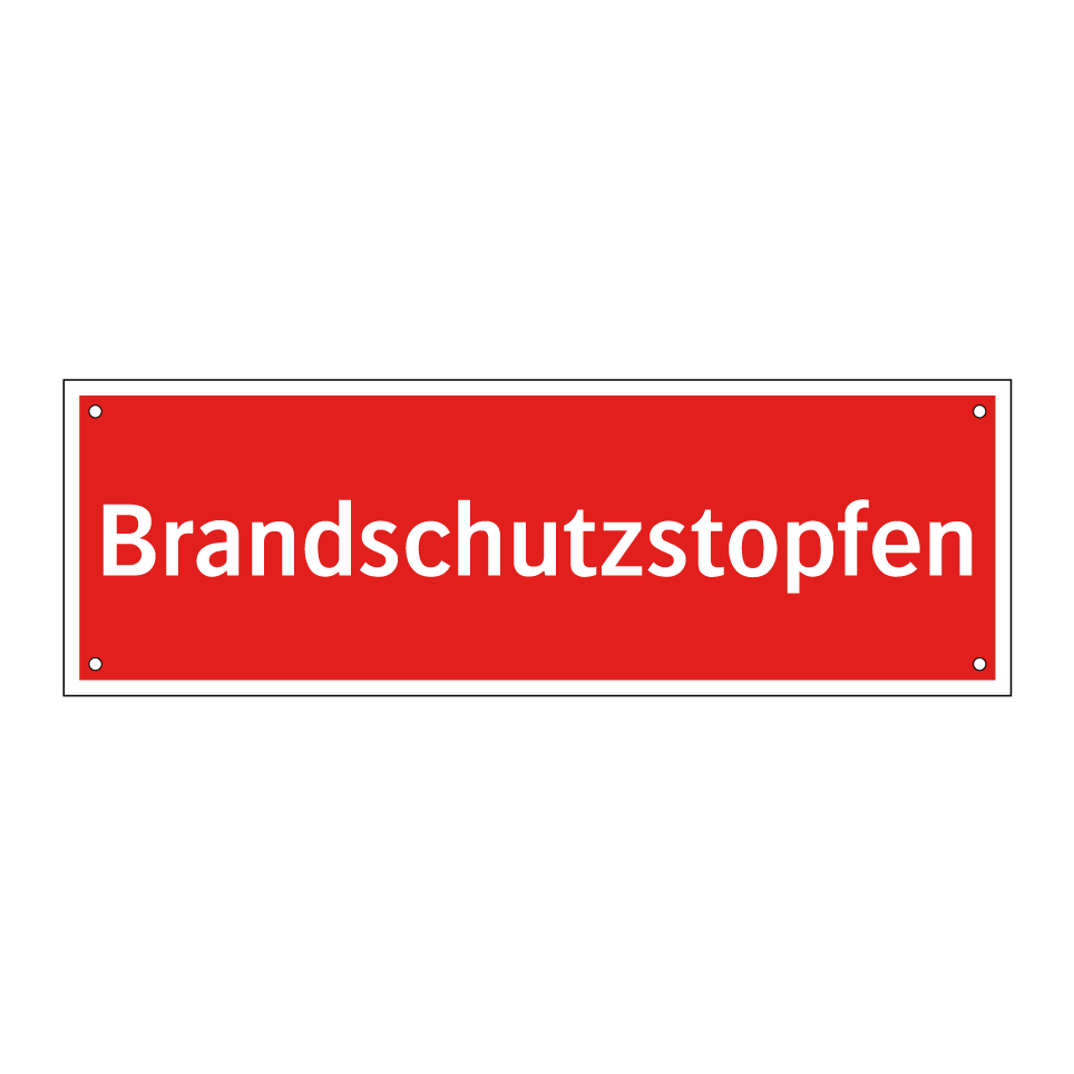 Brandschutzstopfen