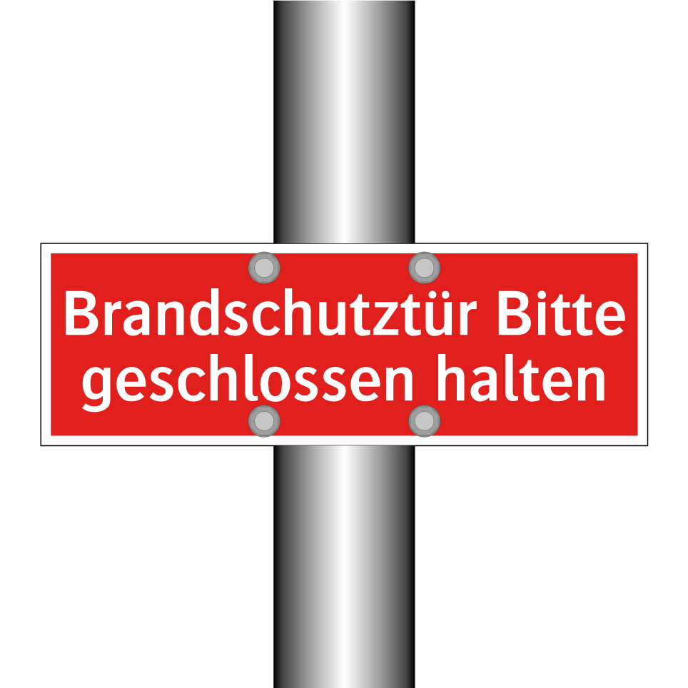 Brandschutztür Bitte geschlossen halten