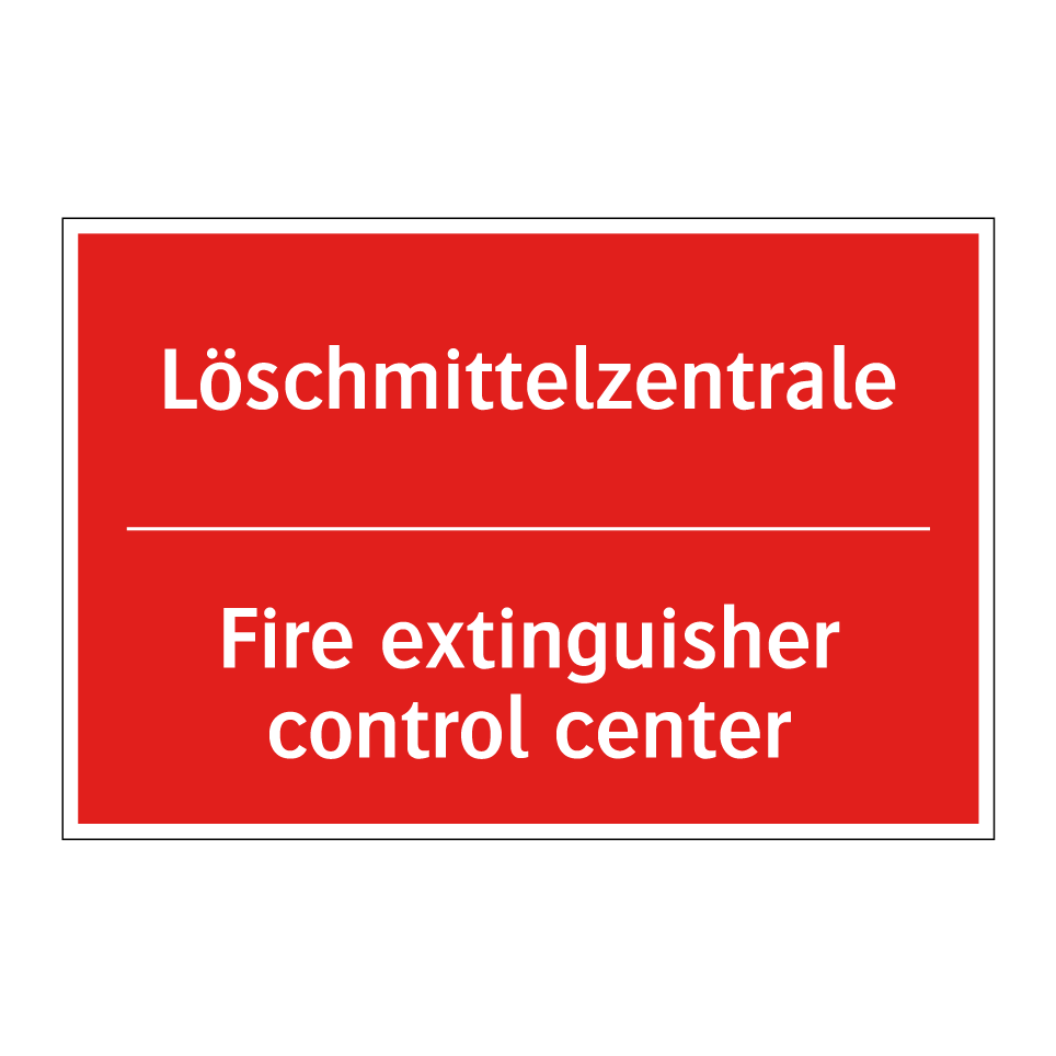 Löschmittelzentrale - Fire extinguisher control center/.../