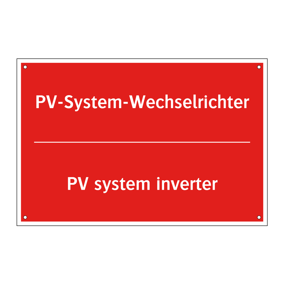 PV-System-Wechselrichter - PV system inverter