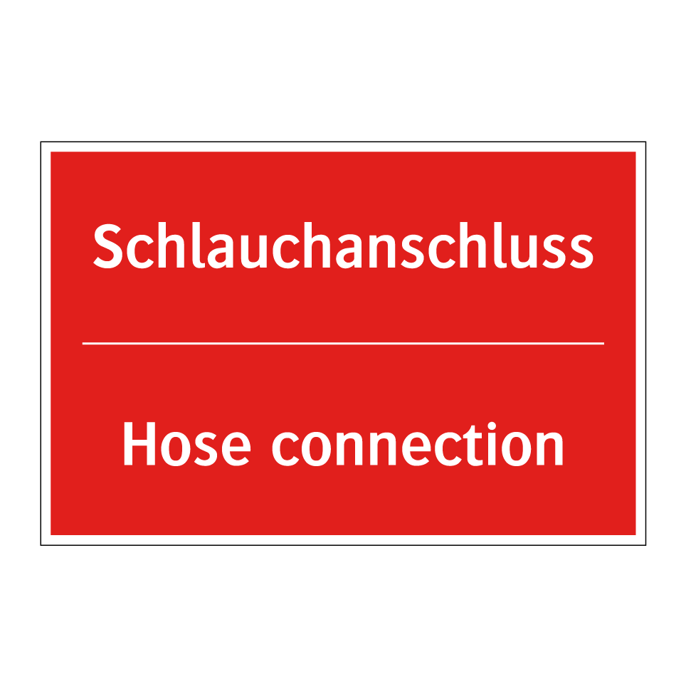 Schlauchanschluss - Hose connection