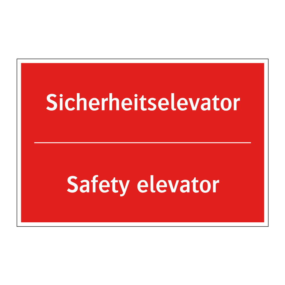 Sicherheitselevator - Safety elevator