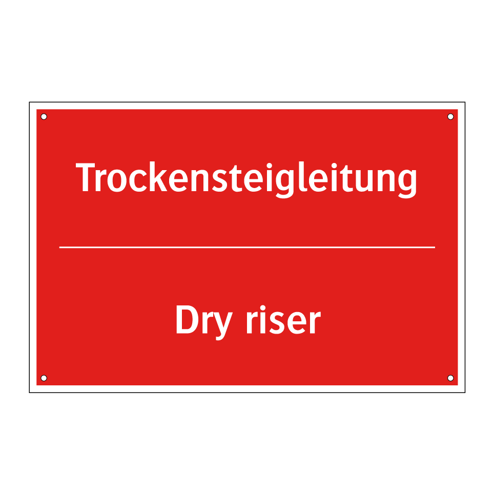 Trockensteigleitung - Dry riser