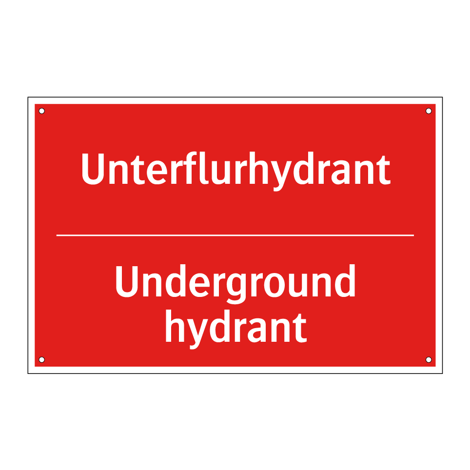 Unterflurhydrant - Underground hydrant