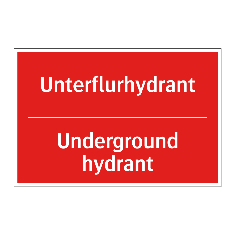 Unterflurhydrant - Underground hydrant