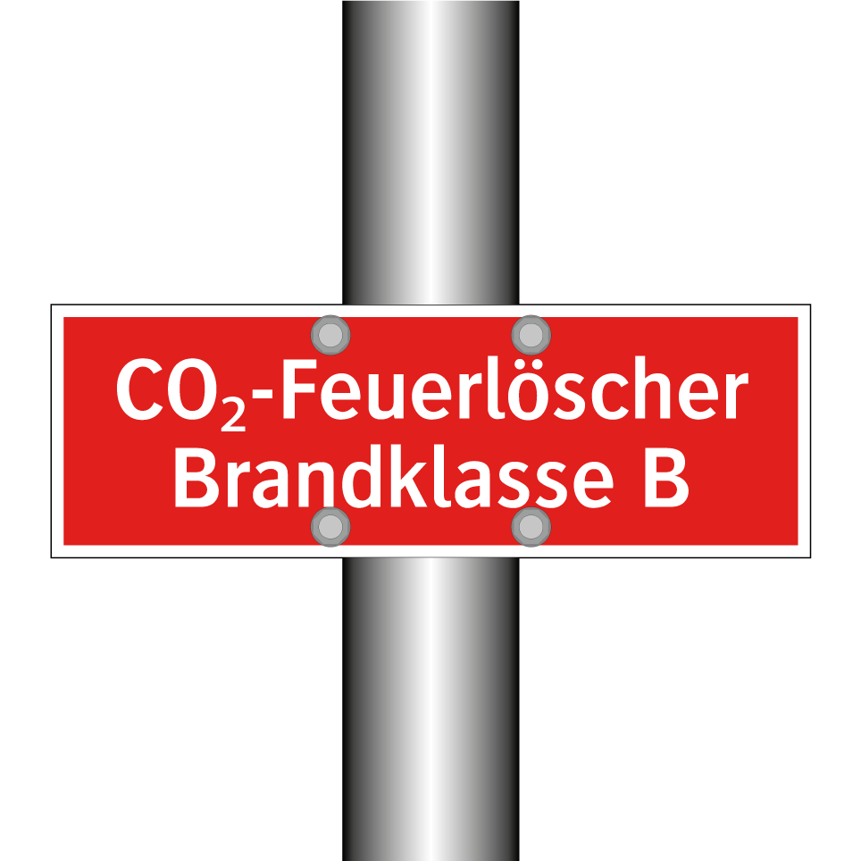 CO₂-Feuerlöscher Brandklasse B