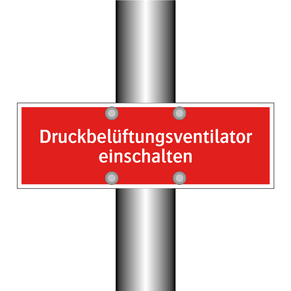 Druckbelüftungsventilator einschalten