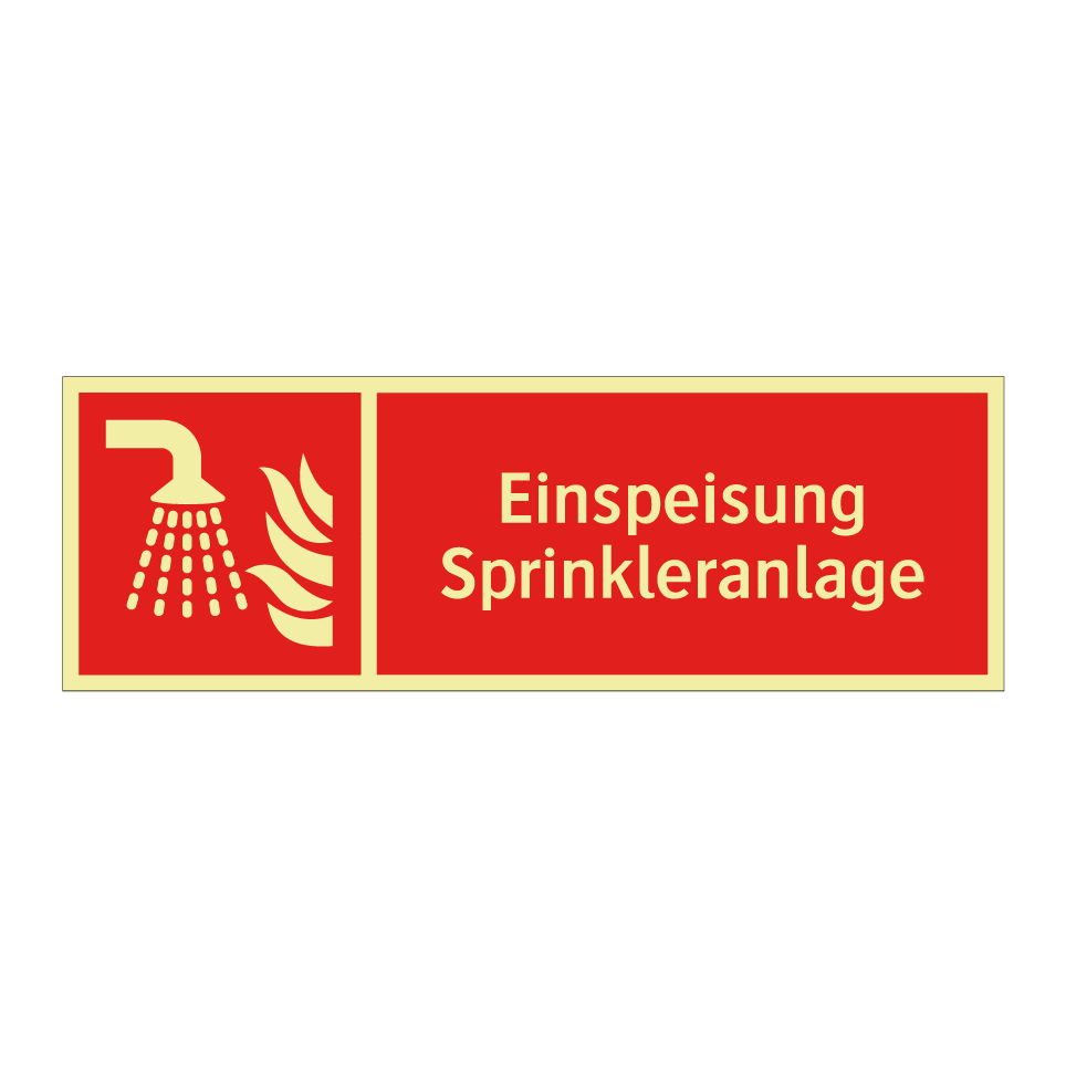 Einspeisung Sprinkleranlage