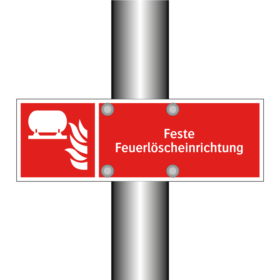 Feste Feuerlöscheinrichtung