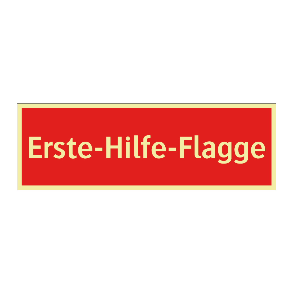 Erste-Hilfe-Flagge
