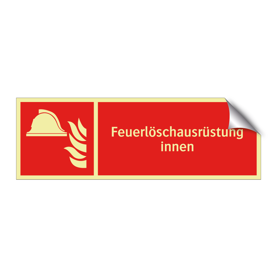 Feuerlöschausrüstung innen